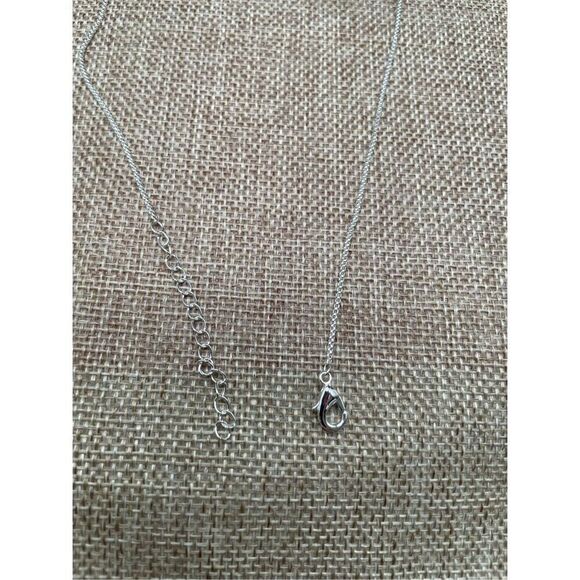 Bi&Yamigeo Teardrop Necklace Silver Box chain length is 23” NEW Gold Layered Gif - Picture 5 of 9